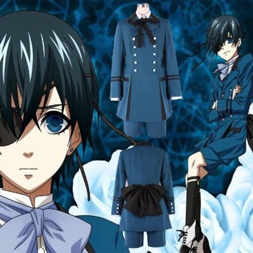 Black Butler Ciel Phantomhive cosplay Halloween Costumes
