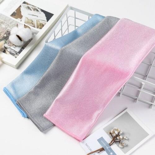 No Trace Absorbable 3 Size Soft Microfiber No Lint Window Car Rag Cleaning Towel Kitchen Cleaning Cloth Wipes Wipe Glass Cloth