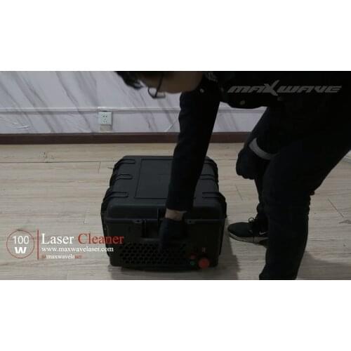 New technology 100W competitive price metal surface rust removal fiber laser cleaning machine