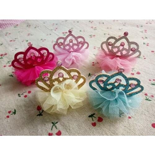 2016 New Pet Products Dog Grooming Dog Crown Clip Dog Hair Accessories Pet Hairpin Dog Bow Clips Wholesale 30pc/lot
