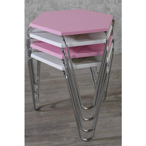 Modern 4 Pcs Pyramid Zigon coffee table coffee tables table basse furniture living room table