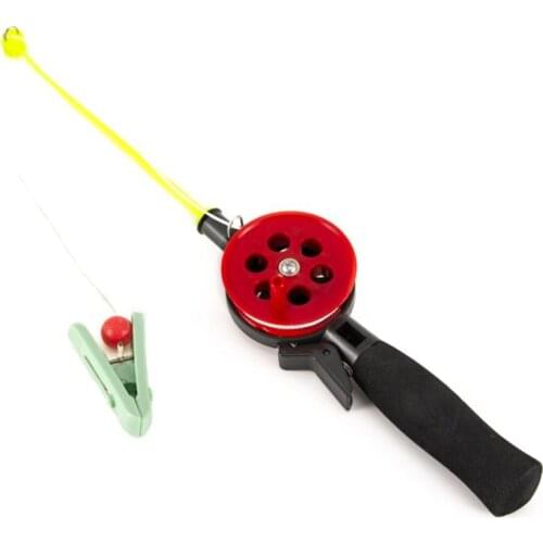Light Plastic Lobster Rod Child Childrens Crab Rod & Line Peg No Hooks Sea Fishing Set Mini Fish Line Bait Clip Rod Fishing Pole