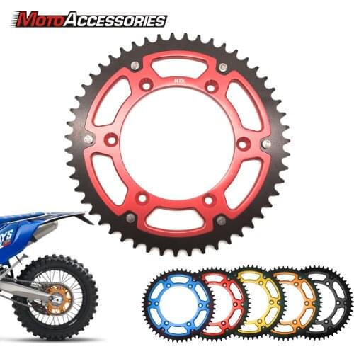 MTX SPROCKET Bi-Metal Rear Sprocket 11B-415 49t 50t 51t 52t For Husqvarna 125 SMS Suzuki DR250 RM400 Betamotor 350 RR Cagiva 125