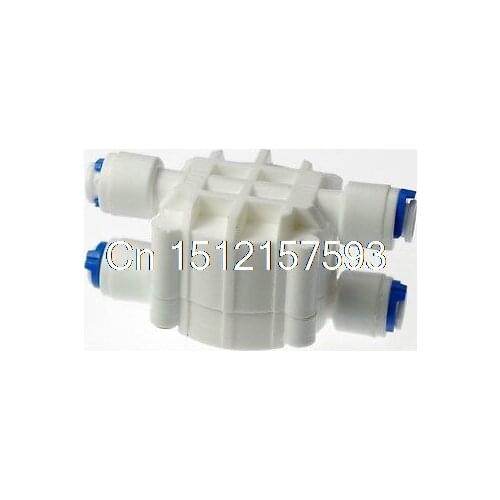 1PCS 1/4"Port Reverse Osmosis System Auto Shut Off 4 Way Valve For RO
