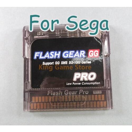 1pc good quality Flash Gear Pro Flash Card Low Power For Sega GG Saving Power 1.2mm thick Cartridge Card Pcb Board For SEGA Game