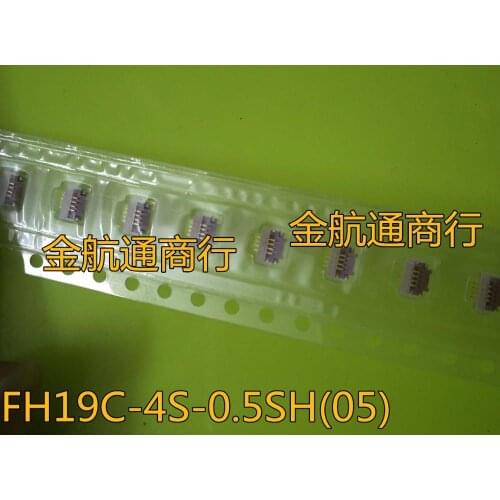 100/PCS LOT FH19C-4s-0.5SH 4pin 0.5mm FPC connector 100% new original