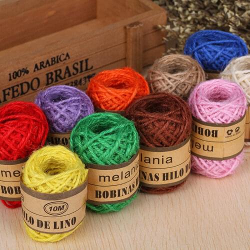5Pcs Diy Handmade Accessories | Three-Ply Twine | Color Twine Twine 10 M One Roll
