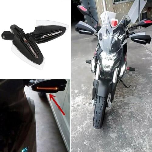 Motorcycle Handguards LED Turn Signal Light Hand Brush Guards Protection Motorcycle Accessories
