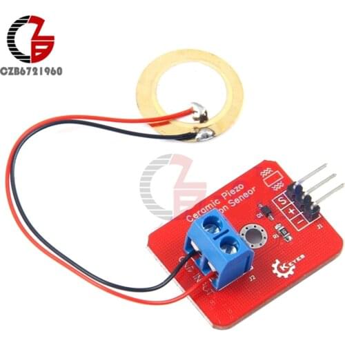 Analog Vibration Sensor Ceramic Piezo For Arduino