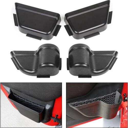 Areyourshop Front & Rear Door Net Pocket Storage Box Organizer For Wrangler JK 2011 2012 2013 2014 2015 2016 2017 Car Parts