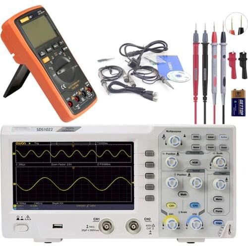 Digital Storage Oscilloscope, 2-Channel, 20MHz-100MHz, USB 0.5 S/s~1 GS/s
