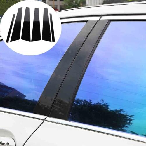 Car Window B-pillars Decorative Sticker For BMW 1 3 5 Series X1 X3 X5 F10 F30 F18 E84 F35 F15 E70 Car Styling Trim Accessories