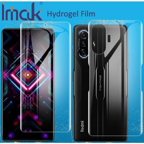 Imak Hydrogel Film For Xiaomi Redmi K40 Gaming Game Rear Front Back Soft Clear Screen Guard Protective oleophobic