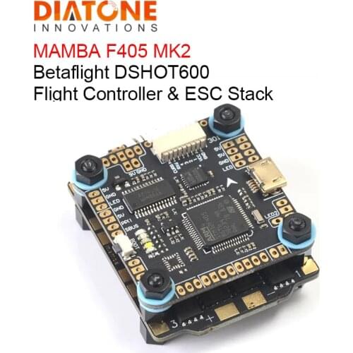 MAMBA F405 MK2 Betaflight Flight Controller & F40 40A 3-6S DSHOT600 Brushless ESC For FPV Racing Drone RC Quadcopter RC Parts