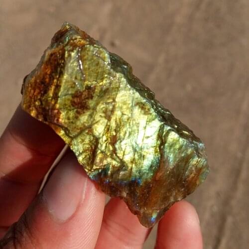 46g natural quartz crystal labradorite natural stones and minerals (no polishing)