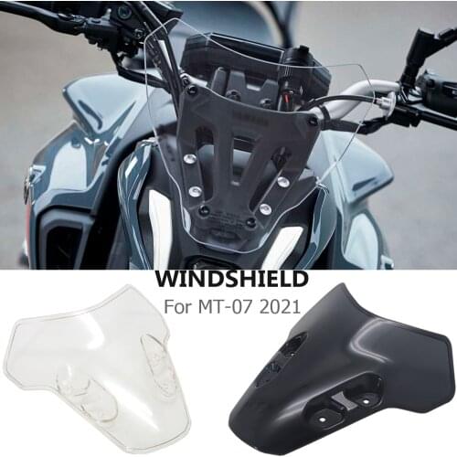 NEW 2 colors Windshield WindScreen Double Bubble Motorcycle Accessories For Yamaha MT07 MT 07 MT-07 mt07 mt 07 2021