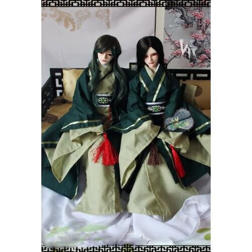 1/3 scale BJD clothes ancient costume Chinese Vintage Hanfu dress for BJD/SD SD13 tall 60cm chest 26cm doll accessories C0304