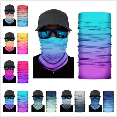 Solid buffe Bandana Headband Seamless Plain Ski Balaclava Braga Cuello Headwears Magic Cycling Running Scarfs Tactical Bike Mask