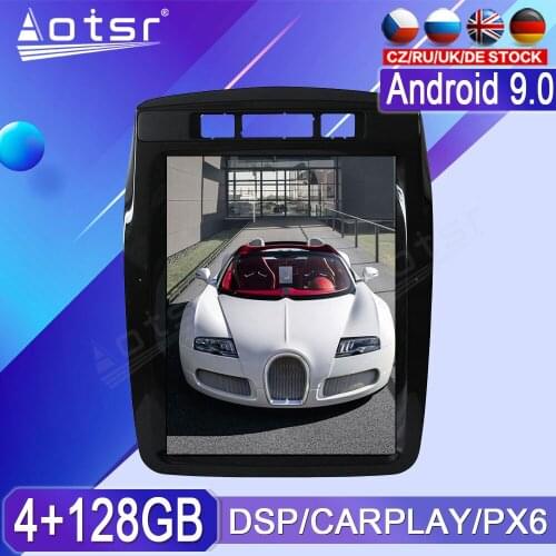 PX6 Android For VW Volkswagen Touareg 2010-2017 Tesla Style GPS Navi Car Multimedia Tape Recorder Radio Player Stereo Head Unit