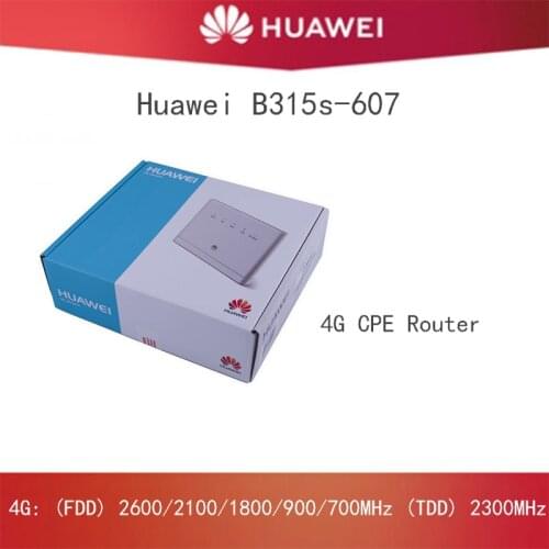 Unlocked Huawei B315s-607 LTE 4g Band 1/3/7/8/28/40 Mobile Wireless VOIP Gateway Router +2PCS ANTENNA