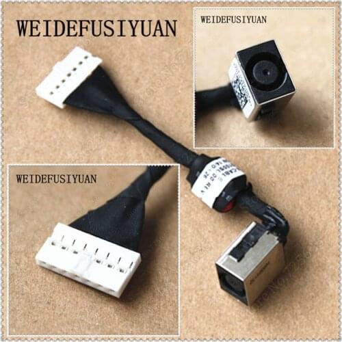 10PCS DC Jack Power Socket Charge Port Connector for DELL Alienware 13 Alienware13 DC in Cable P/N:DC 30100SU00 REV:1.0(A00)