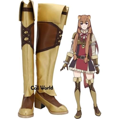 The Rising of the Shield Hero Raphtalia Anime Customize Cosplay Shoes Boots
