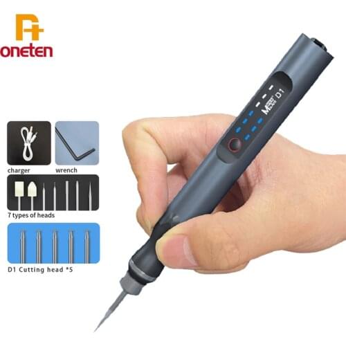 MaAnt D1 Mini Handheld Grinder Smart Electric Engraving Pen Tool Set DIY Carving Grinding Polishing Rechargeable