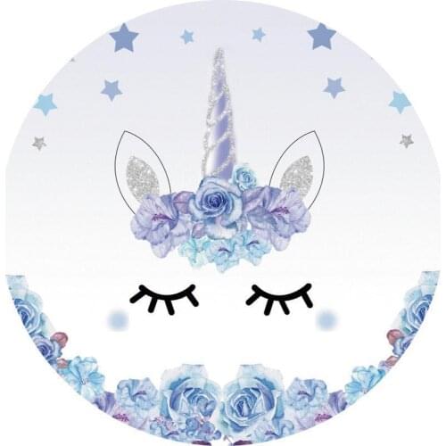 Unicorn Photography Backdrop Children Birthday Patry Backgrounds for Photo Studio Custom Vinyl Photographic Photocall Photozone