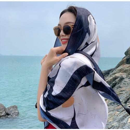 Women Scarf Floral Geometric Ethnic Head Wraps Hijab Large Blanket Fashion Long Tassel Shawl