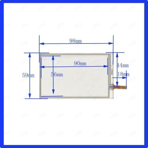 ZhiYuSun XWT440 3.8inch Touch Screen glass resistive USB touch panel 98*59mm TOUCH SCREEN this is compatible 98*59mm