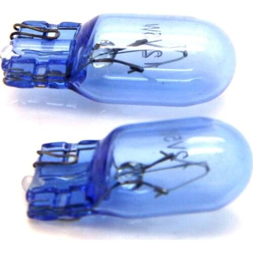 2 X T10 194 158 168 501 504 2821 2825 wedges clear car light source Halogen Bulb Signal Interior Car light Lamp car light pair