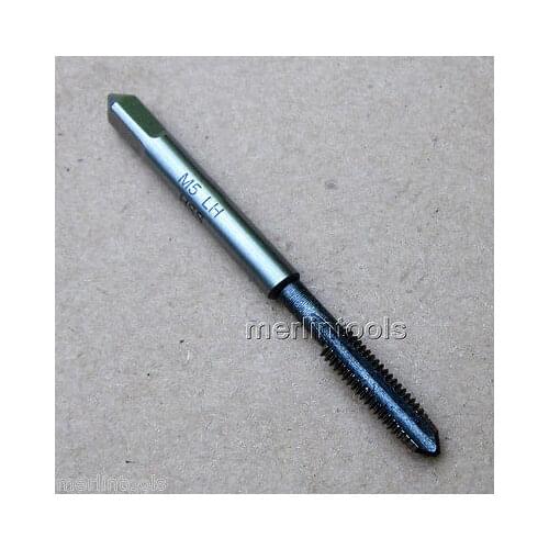 5mm x .8 Metric HSS Left hand Tap M5 x 0.8mm Pitch