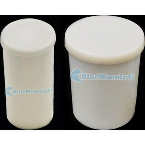 5 Pcs Toy Rattle Repair Dog Pet Toy Noise Maker Replace Insert Squeaker White 25mm x 53mm 39mm x 53mm