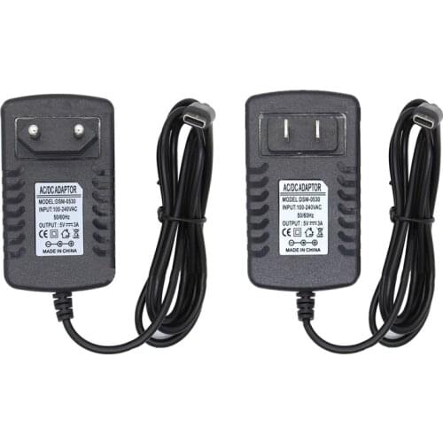 5V 3A 3000mA Power Supply Adapter USB Type-C Charger for Raspberry Pi 4 US / EU Plug