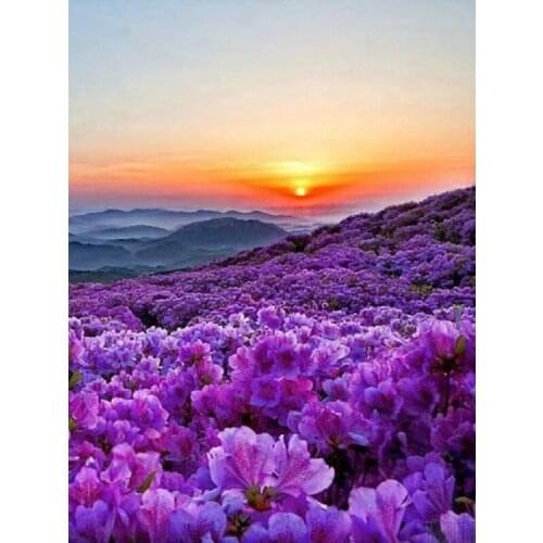 Y072 YIKEE Lavender diamond painting,diamond embroidery paintings,full diamond embroidery