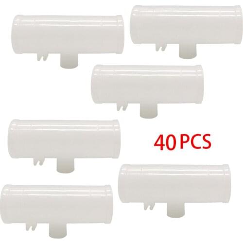 40pcs 3/4" Tee Fittings Poultry Chicken Automatic Drinker Water Drinking Cup Nipples Connector for Broiler Breeder Duck Bird