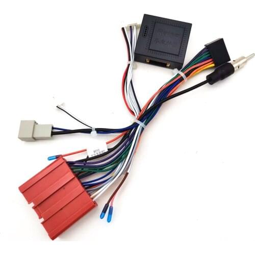 Car 16pin Stereo Radio Wiring Harness Power Cable Adapter With Canbus Box For Mazda 3(08-12)/5(08-15)/6(07-12)/8/CX-7