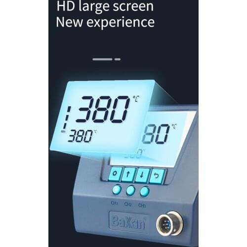 Bakon New model BK60 high precision digital electric soldering iron adjustable