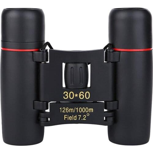Zoom Telescope 30x60 Folding Binoculars with Low Light Night Vision for outdoor bird watching travelling hunting camping 1000m