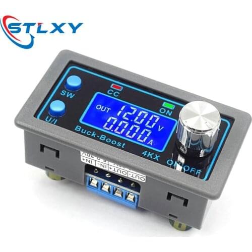 DC-DC Buck Boost Converter CC CV 0.5-30V 4A 5V 6V 12V 24V Power Module Adjustable Regulated laboratory power supply