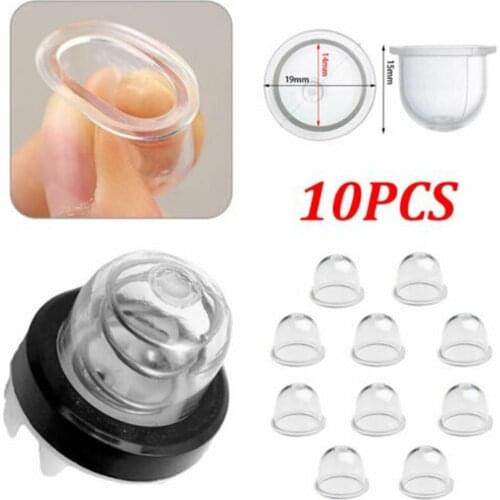 10pcs Fuel Primer Bulb Kit Petrol Plastic Primer Parts Brand New Suitable