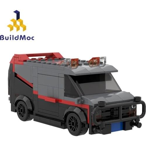 Moc Delorean Back to the Futuress High-Tech Car Time Machine MOC Movie Race Car Building Blocks A-Team GMC Toy For Children