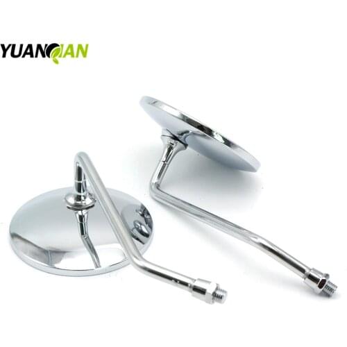 Motorcycle Rearview Mirrors For Yamaha V-Star XVS 650 1100 Custom Silverado/For Honda VTX 1300 C R RETRO 1800 TYPE C R S N RETRO