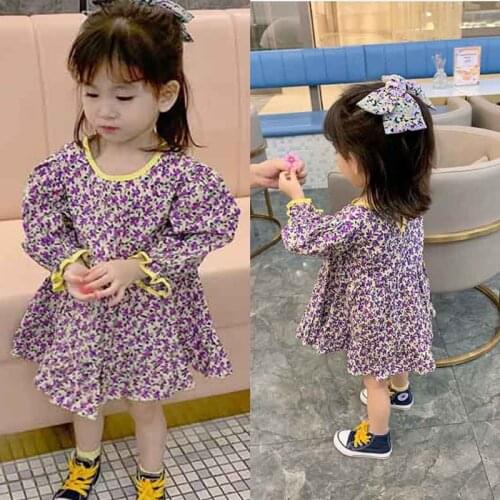 Girl Dress Kids Baby Clothes 2021 Purple Spring Summer Toddler For Formal Party Outfits Sport Teenagers Uniform Dresses Cotton C