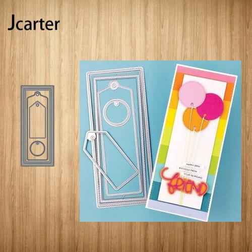 Rectangle Tag Circle New Design Metal Cutting Dies Craft Stencil Scrapbooking Handmade Card Make Shape Album Decoration Model