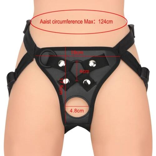 Mens Strap-on Realistic Dildo Pants for Men Double Dildos With Rings Man Strapon Harness Belt Adult Games Sex Toys Dropshipping