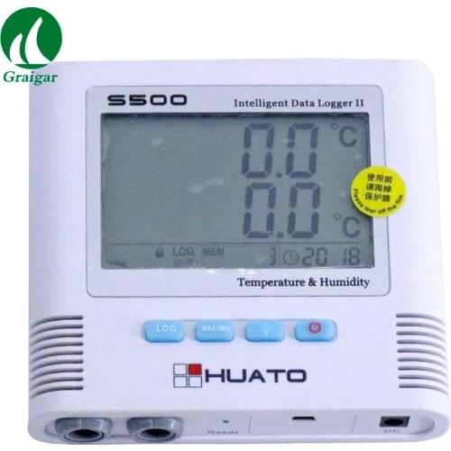 S500-DT Large LCD display temperature , number of data stored as well as time simultaneously