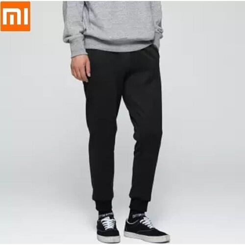 Cottonsmith men Water repellent Antistatic Fleece knitting Beam foot Pants male Fitness jogging Sweatpants