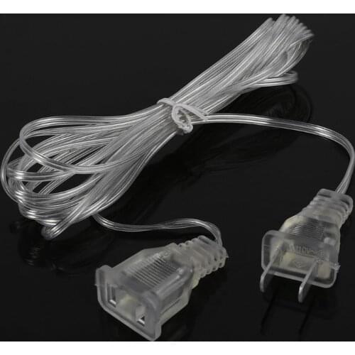 3m Power Extension Cable Plug Extender Wire For LED String Light Christmas Lights