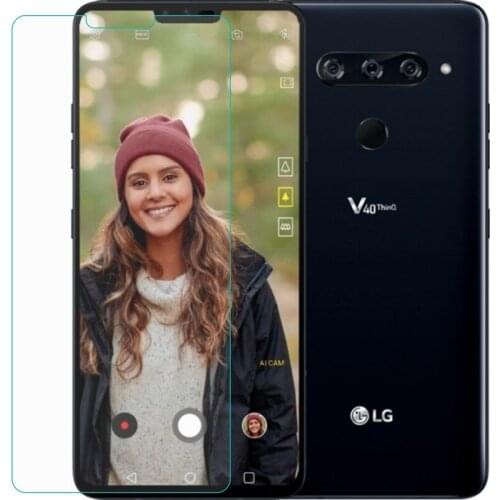 Smartphone 9H Tempered Glass for LG V40 ThinQ GLASS Protective Film on LG V40 ThinQ 6.4" Screen Protector